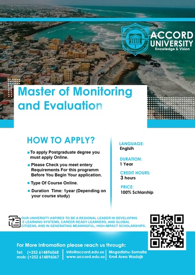 Master Of Monitoring and Evaluation